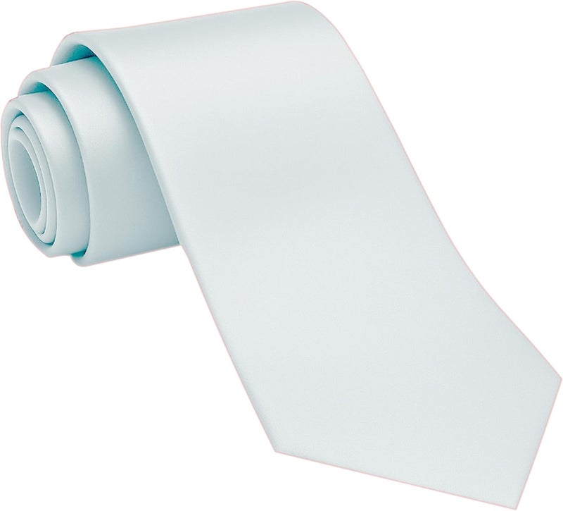 DIBI Solid Color Ties for Men, Formal Mens Ties, Neck Tie, Classic Tie for Boys Women Teens, Wedding Business Costume Necktie - Image 1